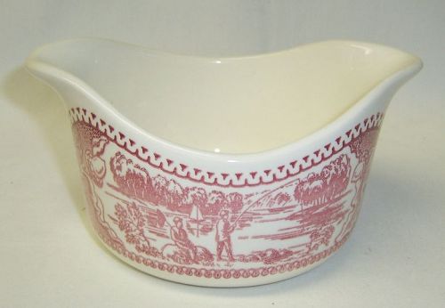 Royal China Pink MEMORY LANE 5 3/4 In GRAVY or SAUCE BOAT