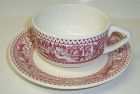 Royal Pink MEMORY LANE Tea or Coffee CUP and SAUCER