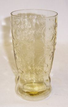 Federal Glass Amber MADRID 5 1/2 In 12 Oz ICE TEA TUMBLER