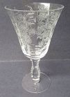 Fostoria Elegant Glass Crystal HEATHER 6 1/2 In 9 Oz WATER GOBLET