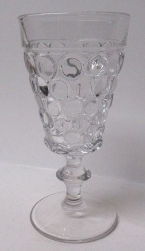 Westmoreland Crystal Glass THOUSAND EYE 6 3/8 In WATER GOBLET