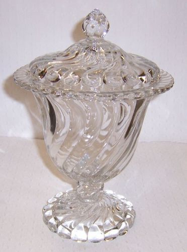 Fostoria Crystal COLONY 8 3/4 Inch High Footed URN with LID