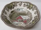 Johnson Bros FRIENDLY VILLAGE The Covered Bridge 6 5/8 CEREAL BOWL