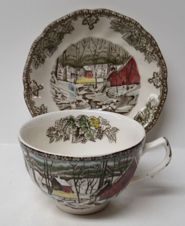 Johnson and Brothers Friendly Village Tea good Cup and Saucer