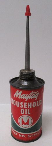 Maytag Vintage HOUSEHOLD OIL 3 Oz Tin, Made In U.S.A.