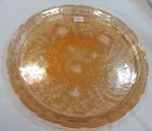 Jeannette FLORAGOLD LOUISA 13 1/2 In UNINDENTED PLATE or TRAY