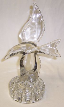 Cambridge Crystal SEAGULL 10 Inch High FLOWER FROG