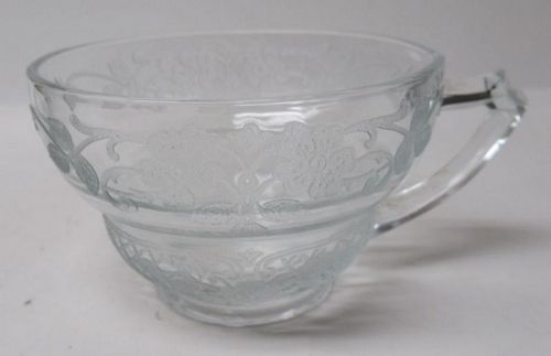 Indiana Glass Crystal Clear VERNON, No. 616, Tea or Coffee CUP-ONLY