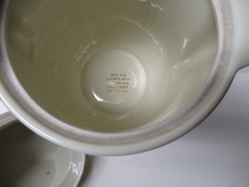 Hall China AUTUMN LEAF Jewel Tea 9 Cup RAYED COFFEE POT w/LID