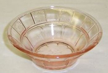 Jeannette Depression Glass Pink DORIC 4 1/2 In BERRY or FRUIT BOWL