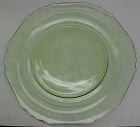 Hazel Atlas Green FLORENTINE No. 1 POPPY No. 1 10 Inch DINNER PLATE