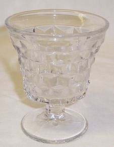 Fostoria Glass Crystal AMERICAN 3 1/2 Inch High OYSTER COCKTAIL