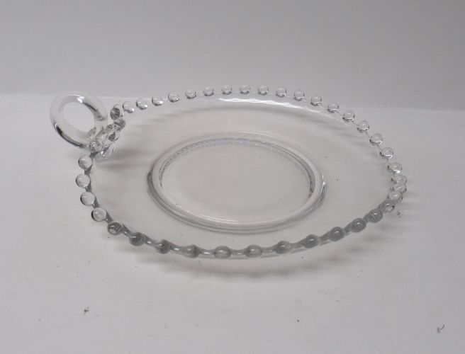 Imperial Crystal CANDLEWICK 400/51H HANDLED HEART SHAPE Plate