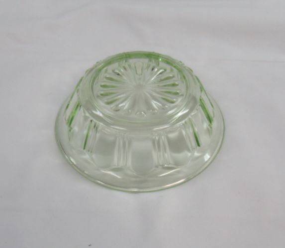 Hocking Green COLONIAL, Knife and Fork, 4 1/2 In BERRY or FRUIT BOWL