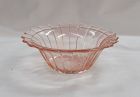 Jeannette Depression Glass Pink SIERRA Pinwheel 5 1/2 In CEREAL BOWL