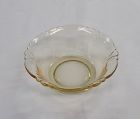 Heisey Topaz Yellow Elegant Glass EMPRESS 4 1/4 Inch FRUIT BOWL