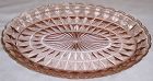 Jeannette Pink WINDSOR DIAMOND 11 1/2 Inch Oval SERVING PLATTER