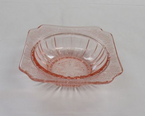 Jeannette Pink ADAM 4 3/4 Inch Berry or FRUIT BOWL