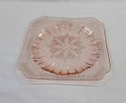 Jeannette Pink ADAM 7 1/2 Inch Square SALAD or LUNCHEON PLATE