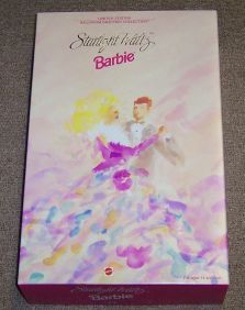 1995 Mattel White STARLIGHT WALTZ Barbie Doll, Ltd Edition, MIB