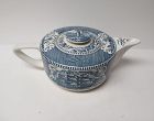 Royal China CURRIER and IVES Four-Cup TEAPOT with LID