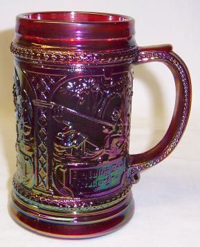 Westmoreland Glass Red Carnival 4 3/4 Inch ELF STEIN or MUG