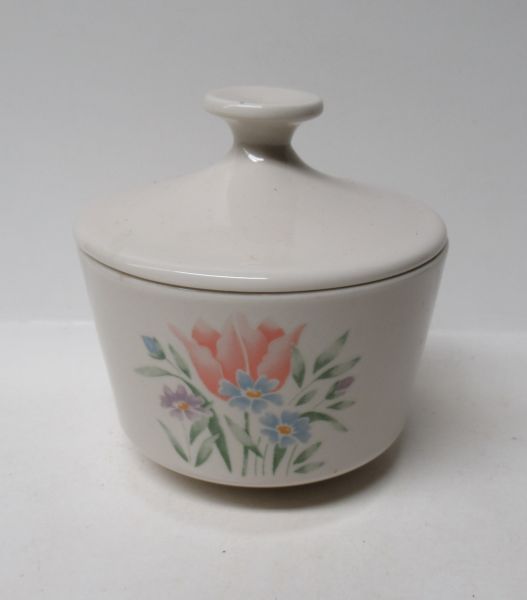 Corning Corelle FRENCH GARDEN 4 Inch SUGAR BOWL with LID, U.S.A.