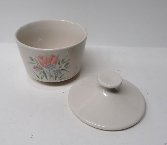 Corning Corelle FRENCH GARDEN 4 Inch SUGAR BOWL with LID, U.S.A.