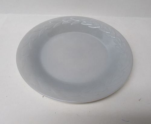 Anchor Hocking Fire King Gray LAUREL 7 1/2 In SALAD PLATE, Made In USA