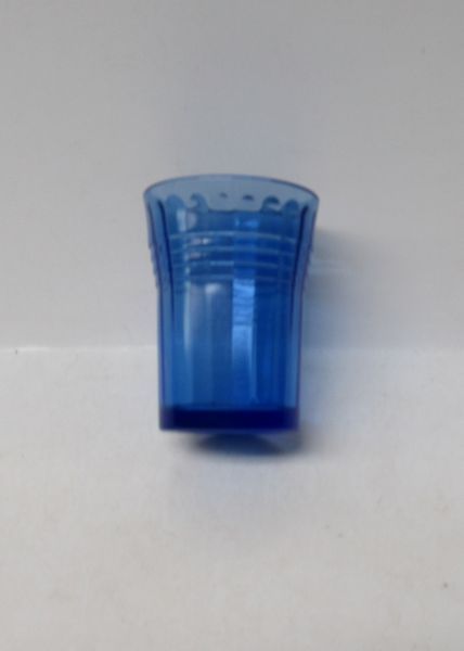 Hazel Atlas Cobalt MODERNTONE 2 1/4 Inch WHISKEY or SHOT GLASS