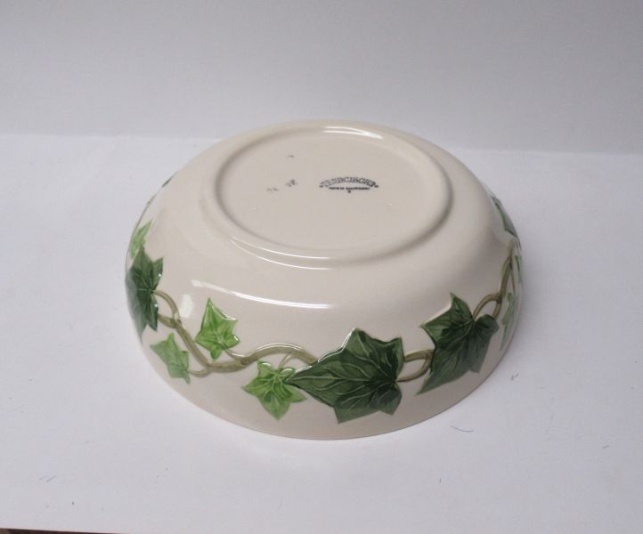 Franciscan China IVY 8 Inch ROUND VEGETABLE SERVING BOWL, Green Trim