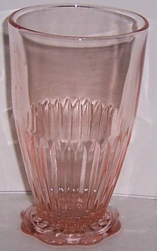 Hocking Depression Glass LACE EDGE Old Colony 5 In 10 Oz FTD TUMBLER