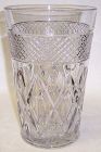 Imperial Glass Crystal CAPE COD 8 1/2 Inch High FLIP VASE