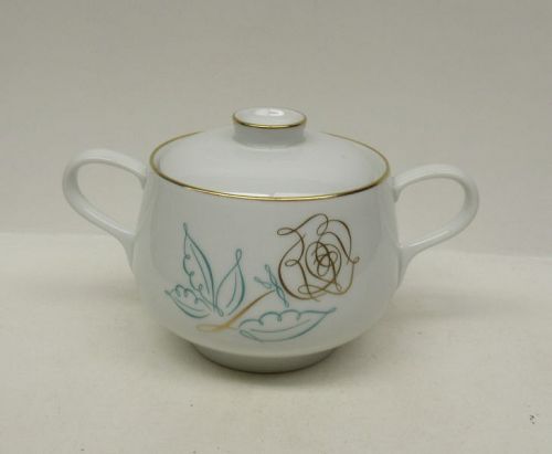 Easterling China SPENCERIAN ROSE 3 3/4 Inch SUGAR BOWL with LID