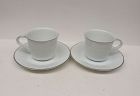 2 - Noritake China REINA No. 6450 Tea or Coffee CUPS and SAUCERS