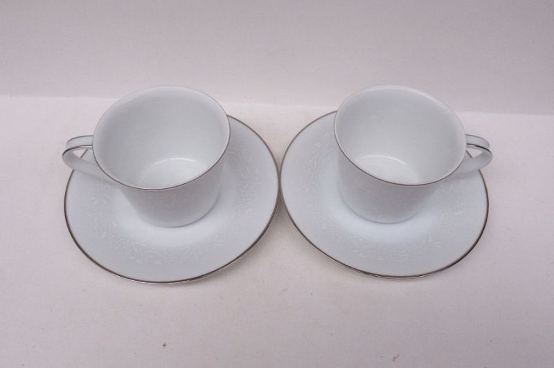 2 - Noritake China REINA No. 6450 Tea or Coffee CUPS and SAUCERS