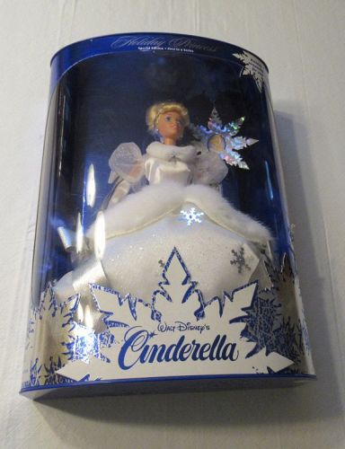 1996 Mattel Disney CINDERELLA Holiday PRINCESS Doll, In Original Box