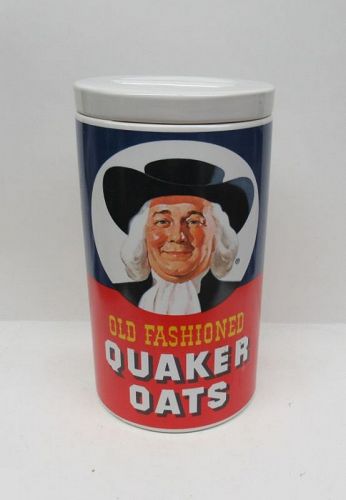 Regal China QUAKER OATS Old Fashioned COOKIE JAR with LID