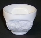 Westmoreland Milk Glass BEADED GRAPE 3 1/2 Inch FRUIT COCKTAIL BOWL