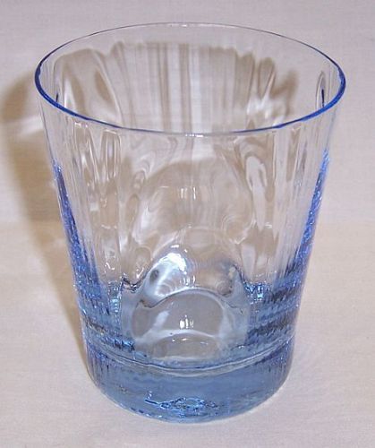 Cambridge Glass Moonlight Blue CAPRICE 3 1/4 In OLD FASHION TUMBLER