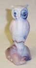 Westmoreland Glass Purple Slag 5 1/2 Inch POUND OWL Figurine
