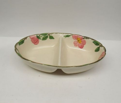 Franciscan China DESERT ROSE 10 3/4 Inch 2-Part OVAL SERVING BOWL USA