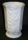 Westmoreland Milk Glass PANELED GRAPE 6 Inch CELERY VASE