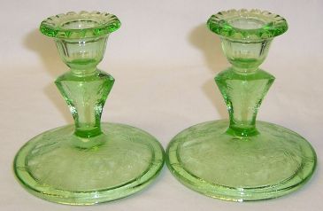Jeannette Green FLORAL POINSETTIA 4 Inch CANDLE HOLDERS, Pair