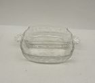 Fostoria Crystal CHINTZ Two-Part Handled RELISH PLATE