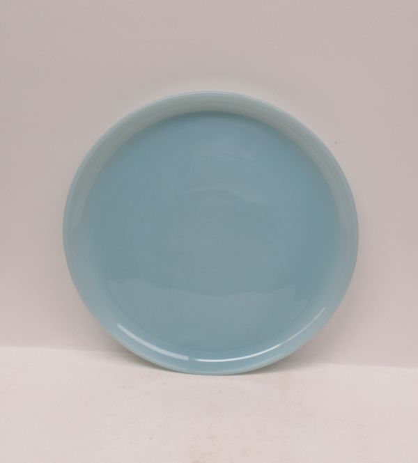 Anchor Hocking Fire King TURQUOISE BLUE 9 Inch ROUND DINNER PLATE