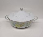 EKCO China SPRING BOUQUET Two-Handled COVERED VEGETABLE BOWL