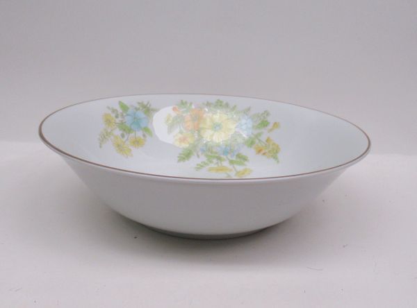 EKCO China SPRING BOUQUET 9 3/8 Inch Round VEGETABLE SERVING BOWL