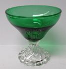 Anchor Hocking Fire King Forest Green BURPLE 6 Ounce SHERBET DISH