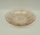 Jeannette Depression Glass Pink CHERRY BLOSSOM 7 3/4 In FLAT SOUP BOWL
